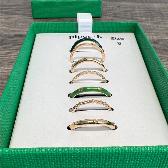 Piper K | Stackable Ring Set ~ Size 8 & Size 9 - Picture 7 of 8